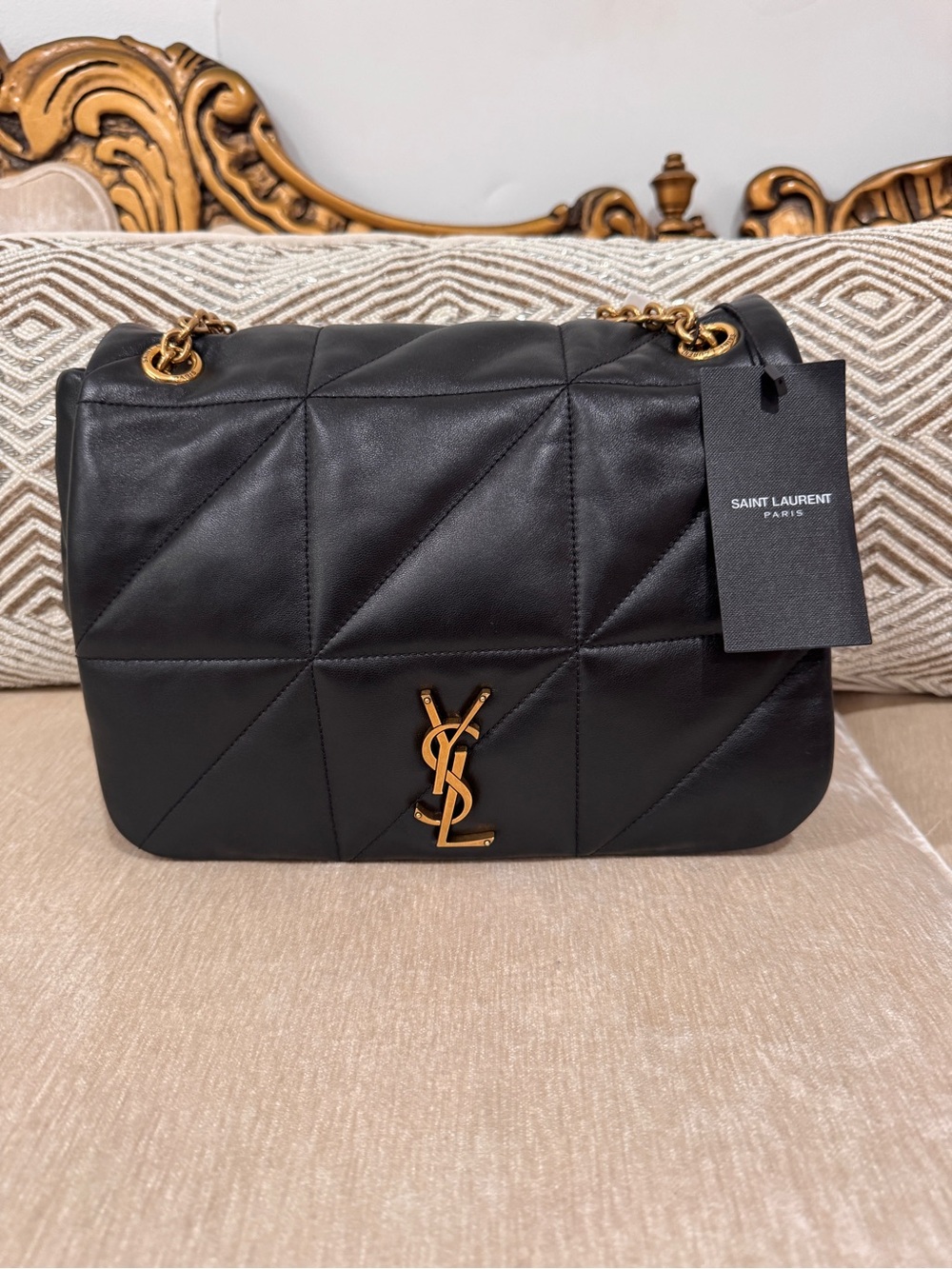 Jamie 4.3 YSL Medium Shoulder Bag in Quilted Smooth Leather